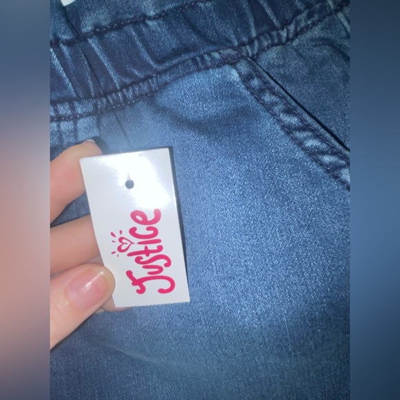 NWT  Justice Stretchy jean shorts - Picture 2 of 5